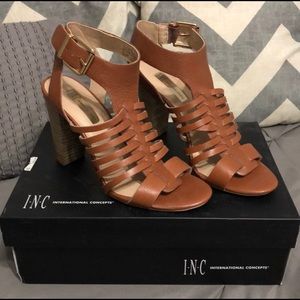 INC Brown Heels